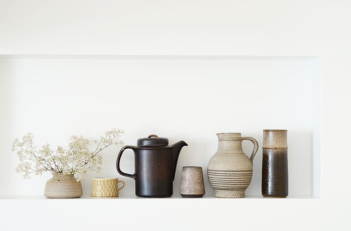Bloesem Living Amsterdam apartment vintage vases